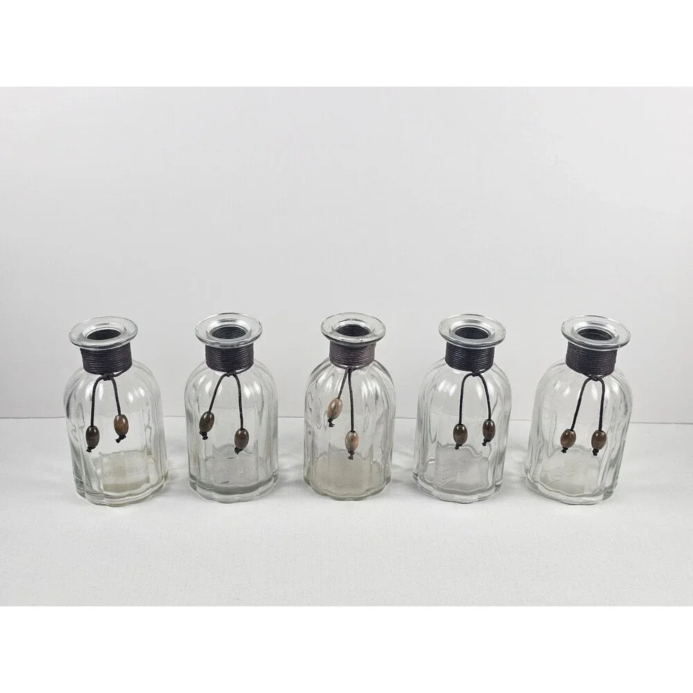 Glass Candle Holder Decorative Bottles Pier 1 Imports Set of Five